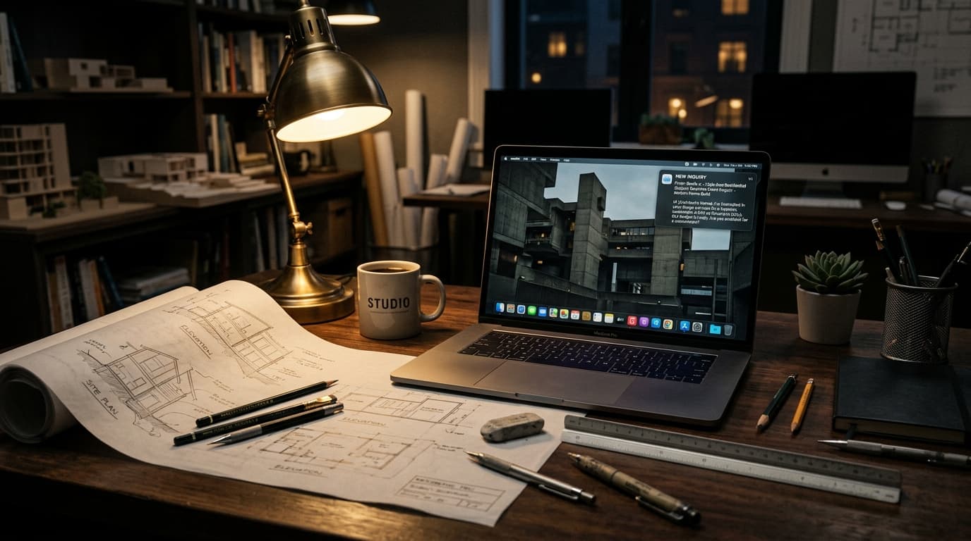 Architect Lead Generation: Building an Organic Client Pipeline - Article by Amfor Studio