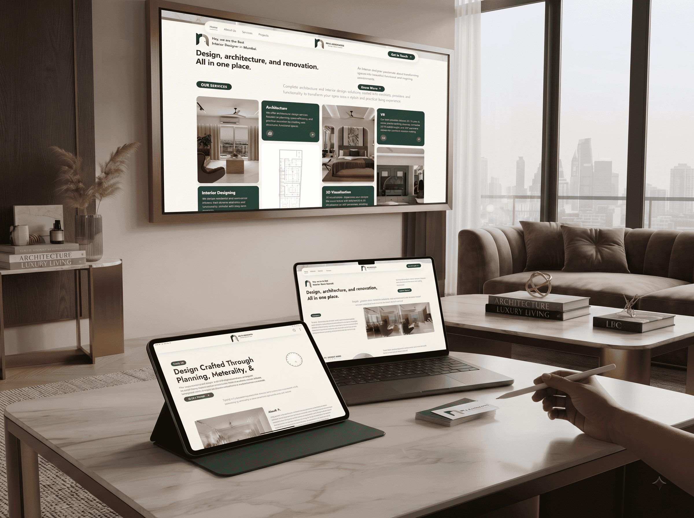 R&N Associates - Custom Premium Website Design by Amfor Studio